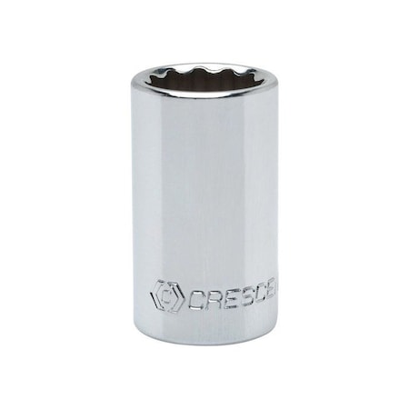 Weller Crescent 1 in. X 1/2 in. drive SAE 12 Point Standard Socket 1 pc CDS62N